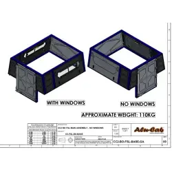 ModCAP Base pour benne 6.5' Alu-Cab
